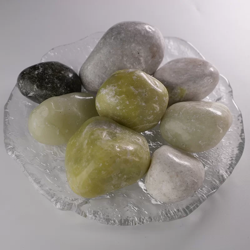 Natural Colorful/White/Black/Yellow Cobble Stones For Park Landscaping